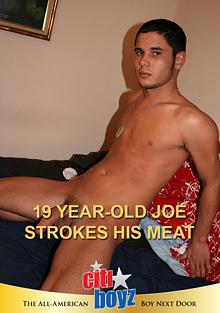 19 Year-Old Joe Strokes His Meat