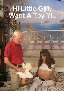 Hi Little Girl. Want A Toy